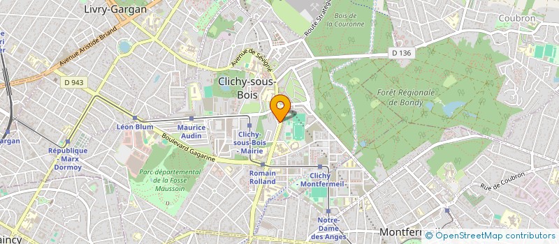 localisation de l'entreprise MONSIEUR DOMINGOS NELSON à CLICHY-SOUS-BOIS