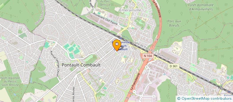 localisation de l'entreprise MONSIEUR DOMINGOS NUNES RAMOS à PONTAULT-COMBAULT