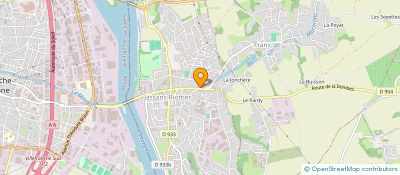 localisation de l'entreprise MONSIEUR DOMINGOS QUINTAS  JASSANS-RIOTTIER