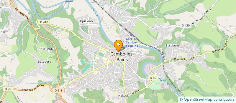 localisation de l'entreprise MONSIEUR DOMINGOS RESENDE  CAMBO-LES-BAINS