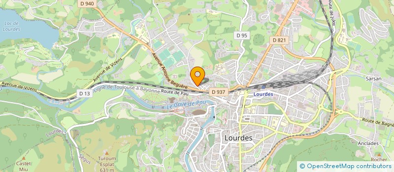 localisation de l'entreprise MONSIEUR DOMINGOS VIEIRA DA SILVA  LOURDES