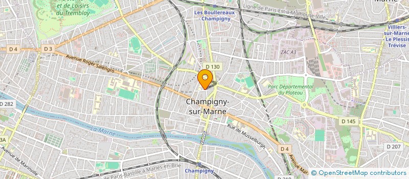 localisation de l'entreprise MONSIEUR DOMINGUEZ DOS SANTOS à CHAMPIGNY-SUR-MARNE