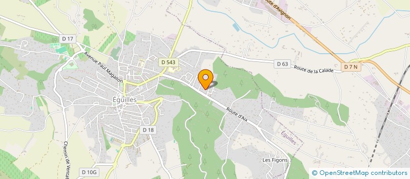 localisation de l'entreprise MONSIEUR DOMINGUEZ ET MME ROCHER à EGUILLES