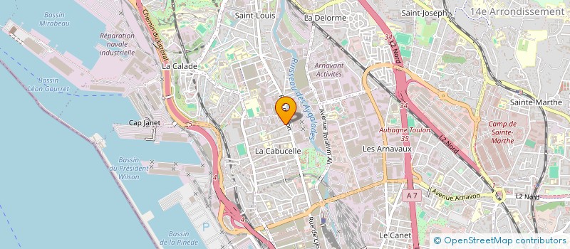 localisation de l'entreprise MONSIEUR DOMINIC EMEANU  MARSEILLE