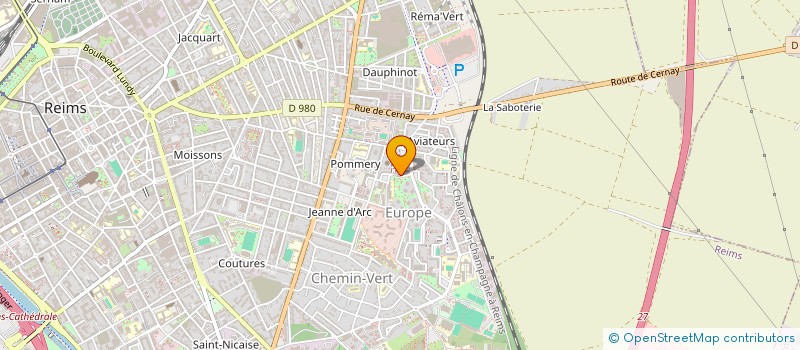 localisation de l'entreprise MONSIEUR DOMINIC LEEDER  REIMS