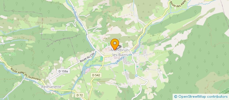 localisation de l'entreprise MONSIEUR DOMINIC SCHMITZ  MONTBRUN-LES-BAINS