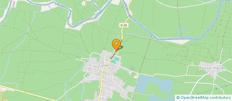 localisation de l'entreprise MONSIEUR DOMINICO CONTE  CANET