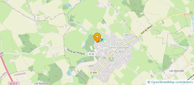 localisation de l'entreprise MONSIEUR DOMINIIQUE COSNET  PRUILLE-LE-CHETIF