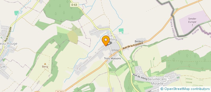localisation de l'entreprise MONSIEUR DOMINIK CERMANN  VILLING
