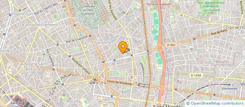 localisation de l'entreprise MONSIEUR DOMINIK CURTI  PARIS