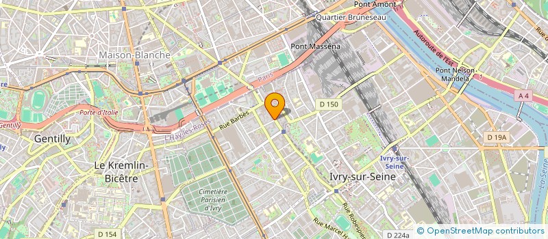 localisation de l'entreprise MONSIEUR DOMINIK KRUPA  IVRY-SUR-SEINE