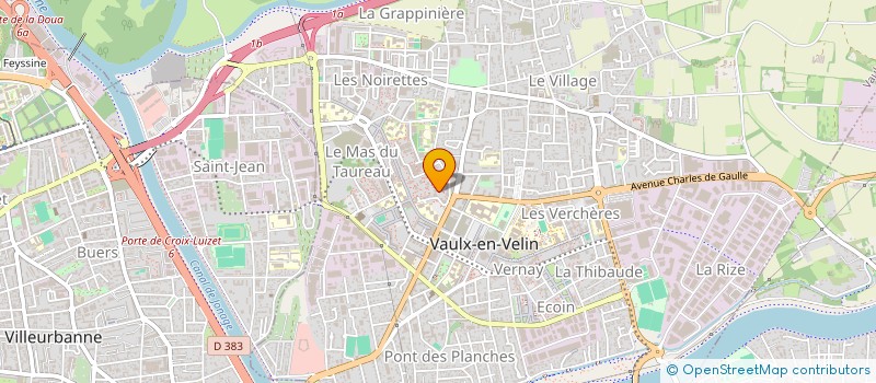 localisation de l'entreprise MONSIEUR DOMINIK MAJZER  VAULX-EN-VELIN