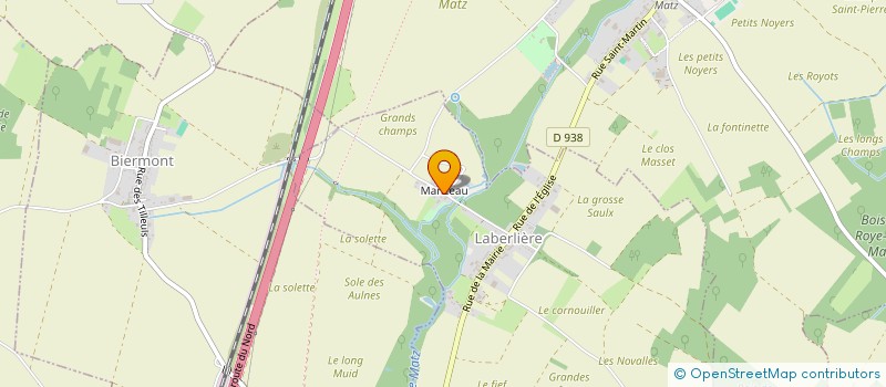 localisation de l'entreprise MONSIEUR DOMINIK RAABE  LABERLIERE