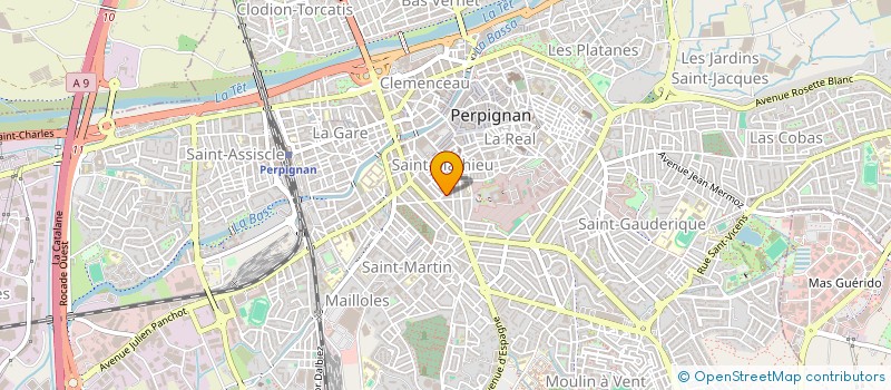 localisation de l'entreprise MONSIEUR DOMINIQUE ABAD  PERPIGNAN