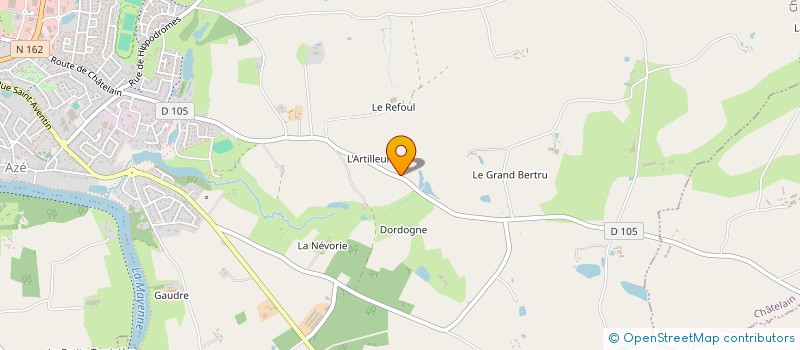 localisation de l'entreprise MONSIEUR DOMINIQUE ADAM  CHATEAU-GONTIER-SUR-MAYENNE