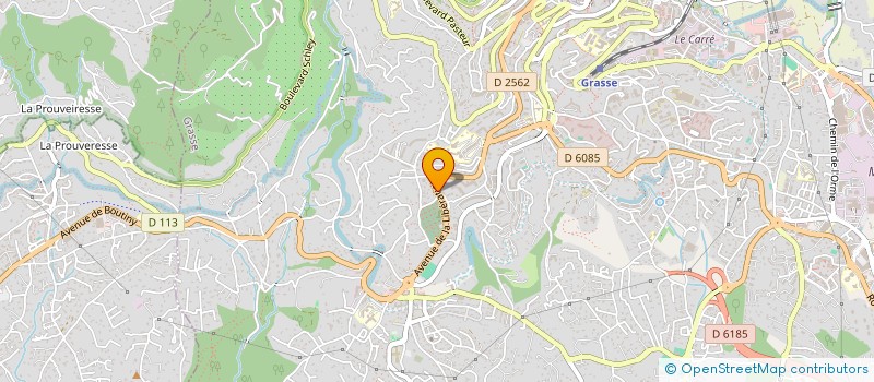 localisation de l'entreprise MONSIEUR DOMINIQUE ALAVOINE  GRASSE