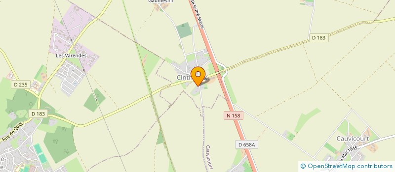 localisation de l'entreprise MONSIEUR DOMINIQUE ALBA  CINTHEAUX