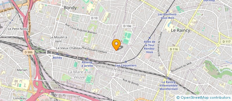 localisation de l'entreprise MONSIEUR DOMINIQUE ALBERTAS  BONDY