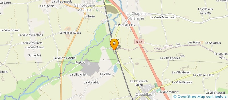 localisation de l'entreprise MONSIEUR DOMINIQUE ALIX à QUEDILLAC