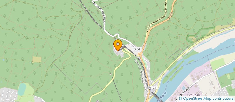 localisation de l'entreprise MONSIEUR DOMINIQUE ALLAIN  ORIVAL