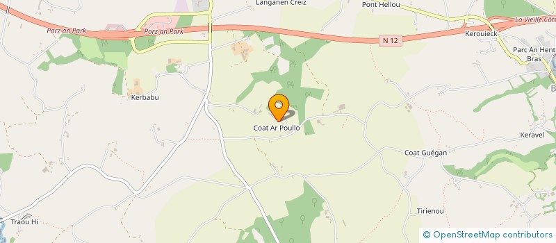 localisation de l'entreprise MONSIEUR DOMINIQUE ALLAIN  PLOUNEVEZ-MOEDEC