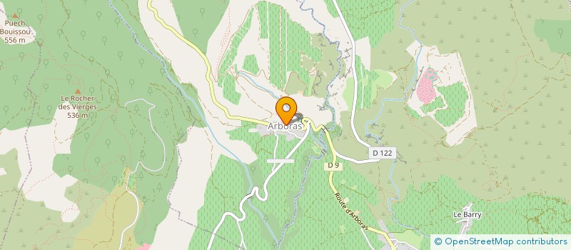 localisation de l'entreprise MONSIEUR DOMINIQUE ALLARD  ARBORAS