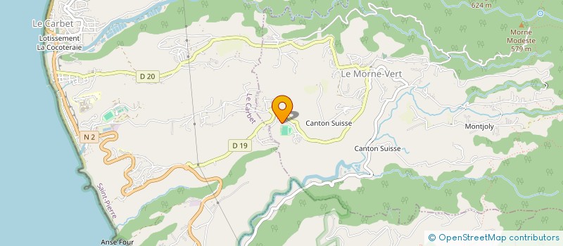 localisation de l'entreprise MONSIEUR DOMINIQUE ALMANDIN  LE MORNE-VERT