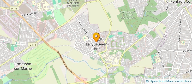 localisation de l'entreprise MONSIEUR DOMINIQUE ALVES  LA QUEUE-EN-BRIE