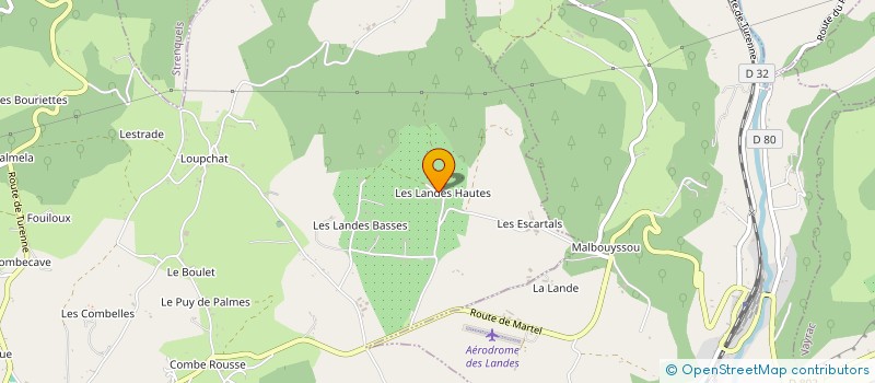 localisation de l'entreprise MONSIEUR DOMINIQUE AMBLARD à CRESSENSAC-SARRAZAC