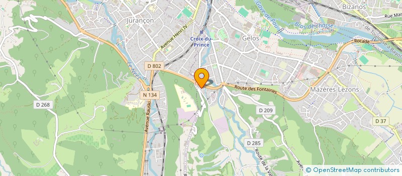 localisation de l'entreprise MONSIEUR DOMINIQUE AMBROSIO  GELOS