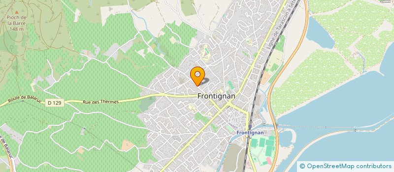 localisation de l'entreprise MONSIEUR DOMINIQUE AMEY à FRONTIGNAN