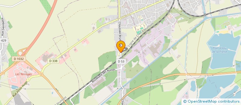 localisation de l'entreprise MONSIEUR DOMINIQUE AMODEO  CONDREN