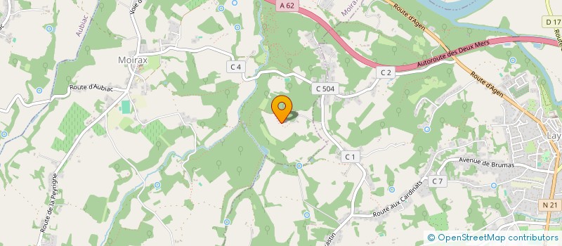 localisation de l'entreprise MONSIEUR DOMINIQUE AMOUROUX  ESTILLAC