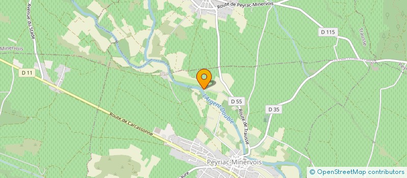 localisation de l'entreprise MONSIEUR DOMINIQUE ANDRE  PEYRIAC-MINERVOIS