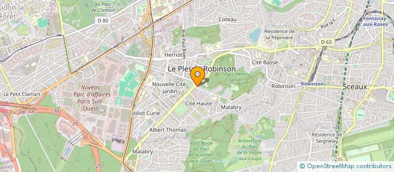 localisation de l'entreprise MONSIEUR DOMINIQUE ANDRE  LE PLESSIS-ROBINSON