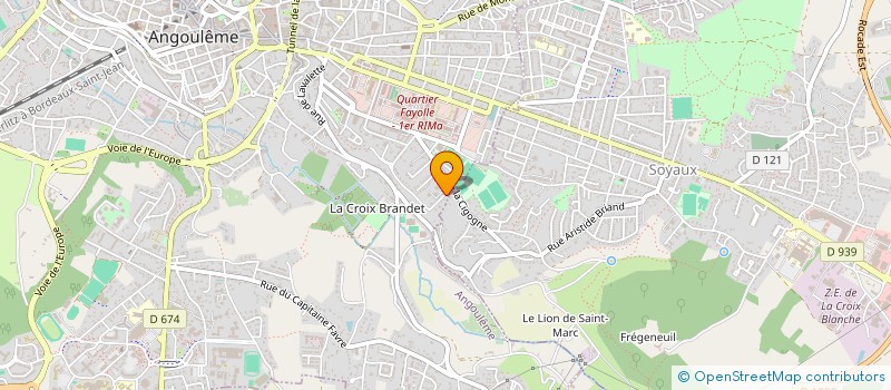 localisation de l'entreprise MONSIEUR DOMINIQUE ANDRIEUX à ANGOULEME