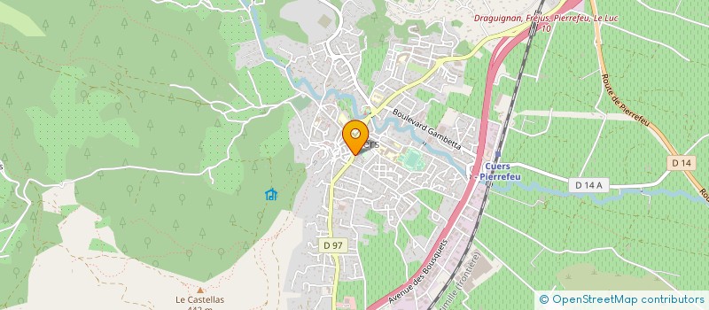 localisation de l'entreprise MONSIEUR DOMINIQUE ANGOT à CUERS