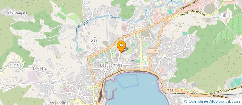 localisation de l'entreprise MONSIEUR DOMINIQUE ANTONA à AJACCIO