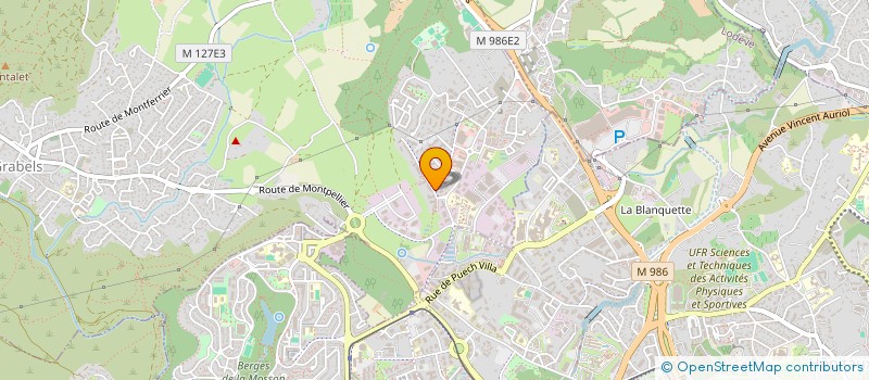 localisation de l'entreprise MONSIEUR DOMINIQUE AOUIOUA  GRABELS