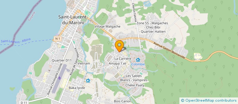 localisation de l'entreprise MONSIEUR DOMINIQUE APAGUI à SAINT-LAURENT-DU-MARONI
