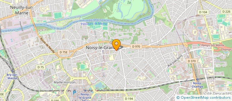 localisation de l'entreprise MONSIEUR DOMINIQUE APPERT à NOISY-LE-GRAND