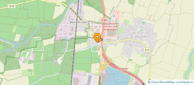 localisation de l'entreprise MONSIEUR DOMINIQUE ARANEDER  HOUSSEN