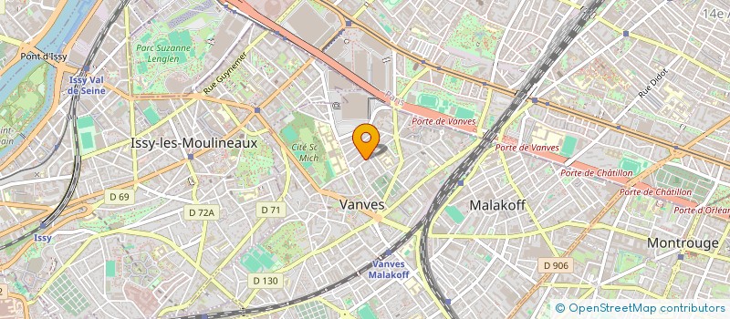 localisation de l'entreprise MONSIEUR DOMINIQUE ARMAND  VANVES