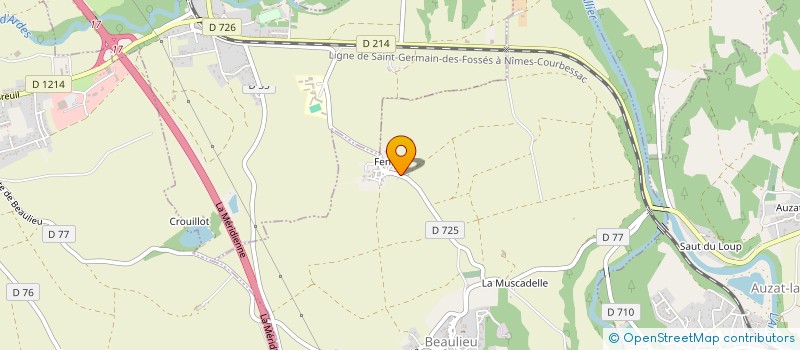 localisation de l'entreprise MONSIEUR DOMINIQUE ARRAULT à AUZAT-LA-COMBELLE
