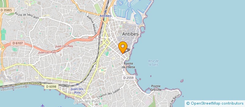 localisation de l'entreprise MONSIEUR DOMINIQUE ASLANIAN à ANTIBES