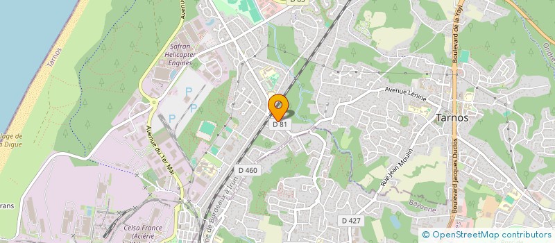 localisation de l'entreprise MONSIEUR DOMINIQUE ATTAIECH  TARNOS