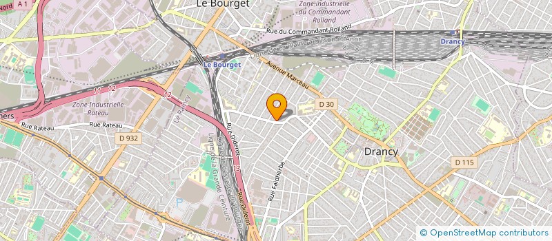localisation de l'entreprise MONSIEUR DOMINIQUE AUBRY à DRANCY