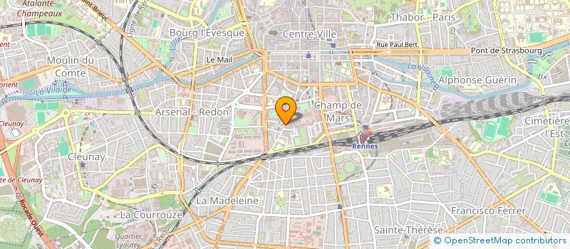 localisation de l'entreprise MONSIEUR DOMINIQUE AUDREZET à RENNES