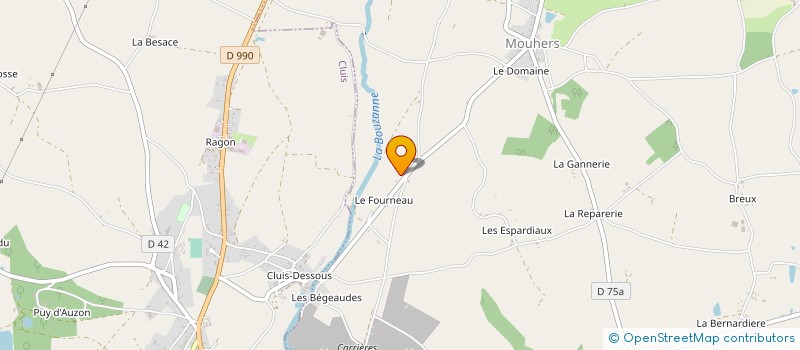 localisation de l'entreprise MONSIEUR DOMINIQUE AUFRERE à MOUHERS