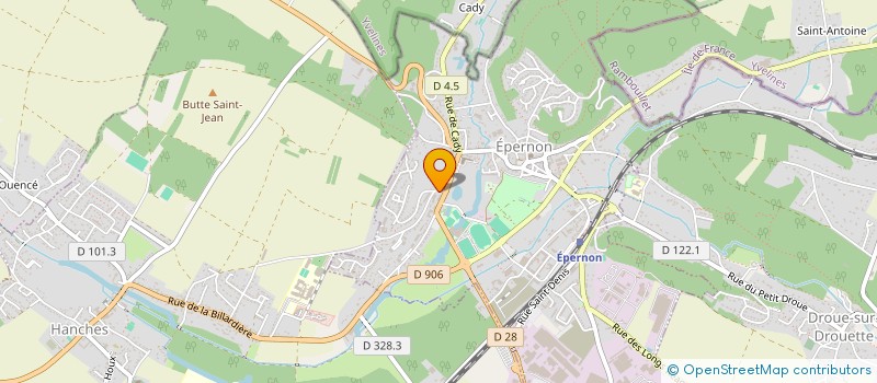 localisation de l'entreprise MONSIEUR DOMINIQUE AUGER à EPERNON